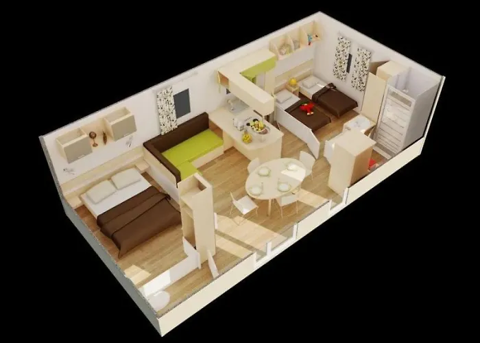 Campingplads Zecamping 4 Pet Friendly Club Enfant Piscine Bar Et Restanrant La Bastide-de-Sérou